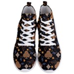 Seamless Pattern Repeat Repetition Men s Lightweight High Top Sneakers