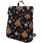 Seamless Pattern Repeat Repetition Flap Top Backpack