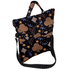 Fold Over Handle Tote Bag 
