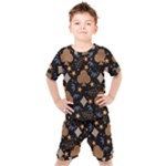 Seamless Pattern Repeat Repetition Kids  T-Shirt and Shorts Set