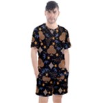 Seamless Pattern Repeat Repetition Men s Mesh T-Shirt and Shorts Set