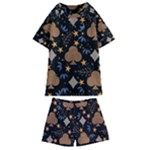 Seamless Pattern Repeat Repetition Kids  Swim T-Shirt and Shorts Set