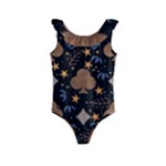 Seamless Pattern Repeat Repetition Kids  Frill Swimsuit