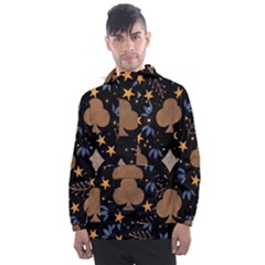 Men s Front Pocket Pullover Windbreaker 