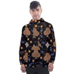 Seamless Pattern Repeat Repetition Men s Front Pocket Pullover Windbreaker