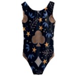Seamless Pattern Repeat Repetition Kids  Cut-Out Back One Piece Swimsuit