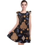 Seamless Pattern Repeat Repetition Tie Up Tunic Dress