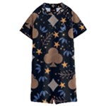 Seamless Pattern Repeat Repetition Kids  Boyleg Half Suit Swimwear