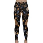 Seamless Pattern Repeat Repetition Lightweight Velour Classic Yoga Leggings