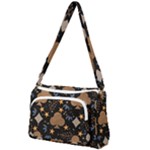 Seamless Pattern Repeat Repetition Front Pocket Crossbody Bag
