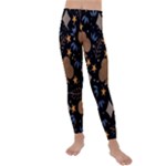 Seamless Pattern Repeat Repetition Kids  Lightweight Velour Leggings