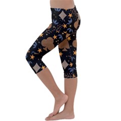 Kids  Lightweight Velour Capri Leggings  