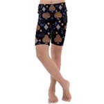 Seamless Pattern Repeat Repetition Kids  Lightweight Velour Cropped Yoga Leggings