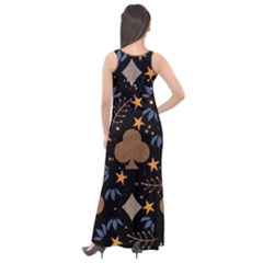 Sleeveless Velour Maxi Dress 