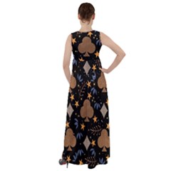 Empire Waist Velour Maxi Dress 