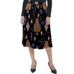 Seamless Pattern Repeat Repetition Classic Velour Midi Skirt 