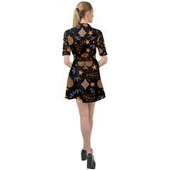 Belted Shirt Dress 