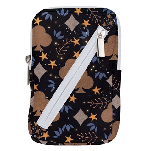 Seamless Pattern Repeat Repetition Belt Pouch Bag (Large) from ArtsNow.com