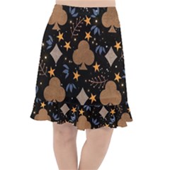 Fishtail Chiffon Skirt 
