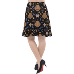 Fishtail Chiffon Skirt 
