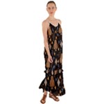 Seamless Pattern Repeat Repetition Cami Maxi Ruffle Chiffon Dress