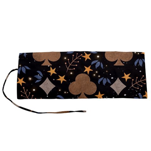 Seamless Pattern Repeat Repetition Roll Up Canvas Pencil Holder (S) from ArtsNow.com