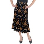 Seamless Pattern Repeat Repetition Midi Mermaid Skirt