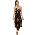 Seamless Pattern Repeat Repetition Halter Tie Back Dress 