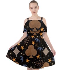 Cut Out Shoulders Dress 