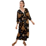 Seamless Pattern Repeat Repetition Grecian Style  Maxi Dress