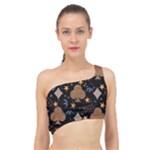 Seamless Pattern Repeat Repetition Spliced Up Bikini Top 