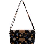 Seamless Pattern Repeat Repetition Removable Strap Clutch Bag