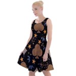 Seamless Pattern Repeat Repetition Knee Length Skater Dress