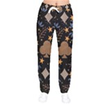 Seamless Pattern Repeat Repetition Women Velvet Drawstring Pants