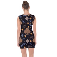 Lace Up Front Bodycon Dress 