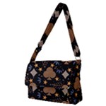 Seamless Pattern Repeat Repetition Full Print Messenger Bag (M)