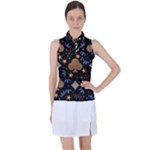 Seamless Pattern Repeat Repetition Women s Sleeveless Polo T-Shirt