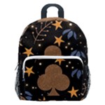 Seamless Pattern Repeat Repetition Kids  Age 5-10 Lightweight School Backpack with Side Pockets