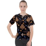 Seamless Pattern Repeat Repetition Women s Sport Raglan T-Shirt