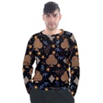 Seamless Pattern Repeat Repetition Men s Long Sleeve Raglan T-Shirt