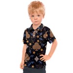 Seamless Pattern Repeat Repetition Kids  Polo T-Shirt