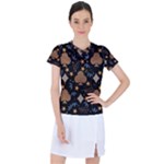 Seamless Pattern Repeat Repetition Women s Sports Top