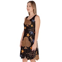 Knee Length Skater Dress With Pockets 