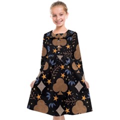Seamless Pattern Repeat Repetition Kids  Midi Sailor Dress from ArtsNow.com