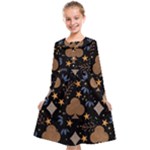 Seamless Pattern Repeat Repetition Kids  Midi Sailor Dress