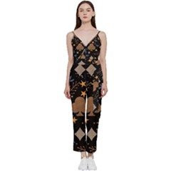 V-Neck Camisole Jumpsuit 