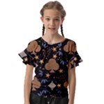 Seamless Pattern Repeat Repetition Kids  Cut Out Flutter Sleeves