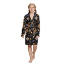 Kids  Long Sleeve Velvet Lounge Robe 