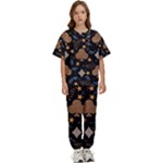 Seamless Pattern Repeat Repetition Kids  T-Shirt and Pants Sports Set