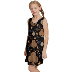 Kids  Sleeveless Tiered Mini Dress 